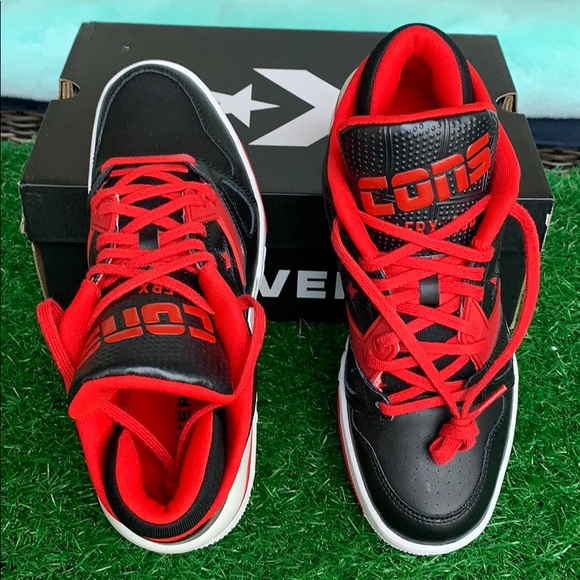 CONVERSE ERX 260 OX BLACK/UNIVERSITY RED/White WMN - Picture 6 of 16